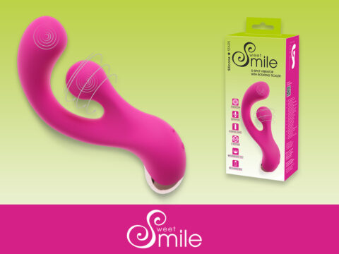 Sweet Smile presenta un nuevo vibrador con rotación y doble estimulación