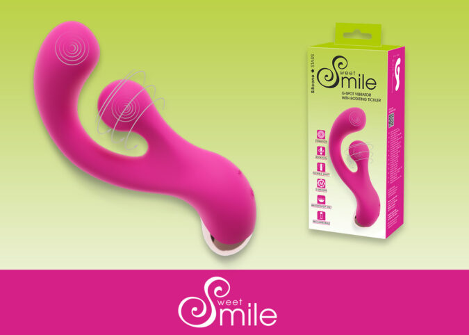 Sweet Smile presenta un nuevo vibrador con rotación y doble estimulación