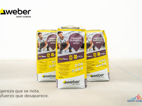 Webercol SUPERGEL erGO: el nuevo mortero ultraligero para colocación cerámica