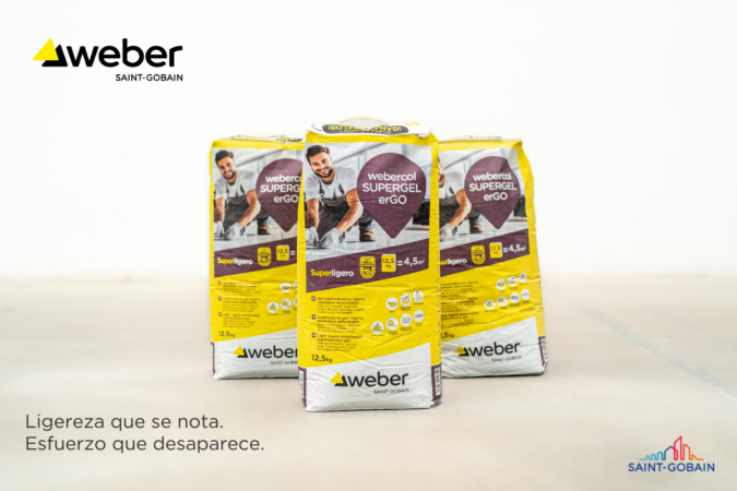 Webercol SUPERGEL erGO: el nuevo mortero ultraligero para colocación cerámica