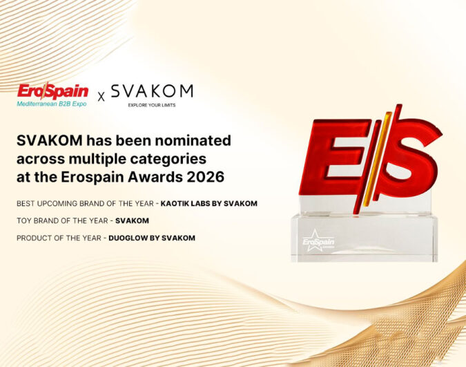 SVAKOM destaca en los EroSpain Awards 2026 con múltiples nominaciones