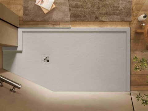 Textura, continuidad y diseño: la nueva propuesta de Acquabella para el baño