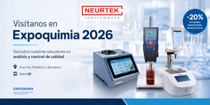 Neurtek presentará sus soluciones avanzadas para el control de calidad en Expoquimia 2026