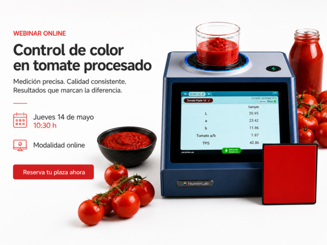 NEURTEK organiza un webinar sobre control del color en tomate y derivados para la industria alimentaria