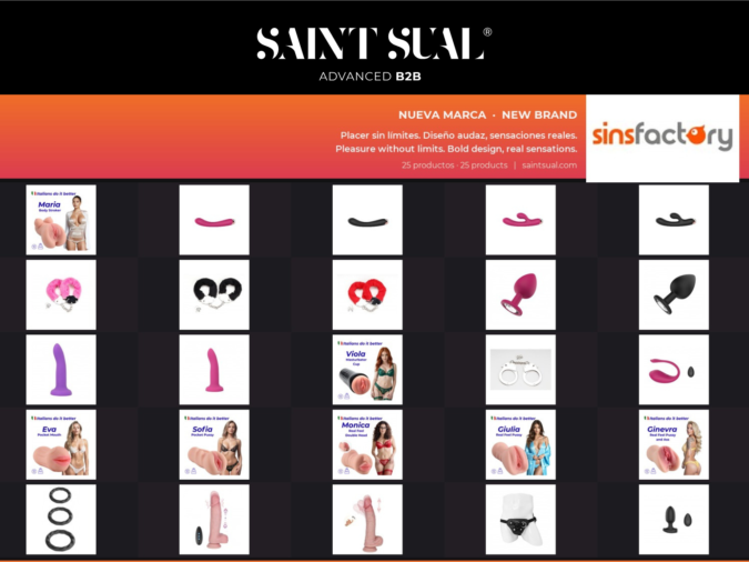 Saint Sual amplía su catálogo B2B con la incorporación de SINSFACTORY