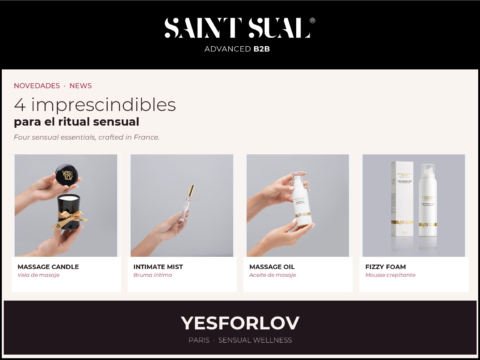YESFORLOV llega a Saint Sual: Descubre los 4 imprescindibles para el ritual sensual