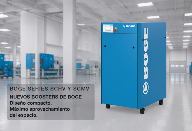 Boge presenta la nueva generación de Boosters SC: mayor compacidad, eficiencia y versatilidad para aplicaciones de alta presión