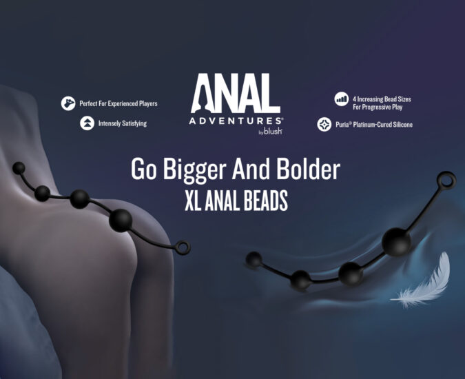 Blush amplía la colección Anal Adventures Platinum con sus nuevas X-Large Anal Beads