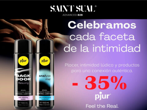 Saint Sual celebra la intimidad con un 35% de descuento en lubricantes premium pjur