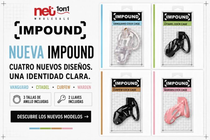 IMPOUND amplía la oferta de castidad masculina con cuatro nuevos modelos