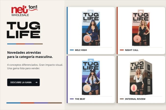 TUG LIFE: cuatro fantasías para ampliar la oferta de placer masculino