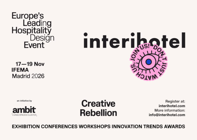 Stefan Sagmeister, Neri&Hu y Dani García encabezarán el programa de interihotel MAD26