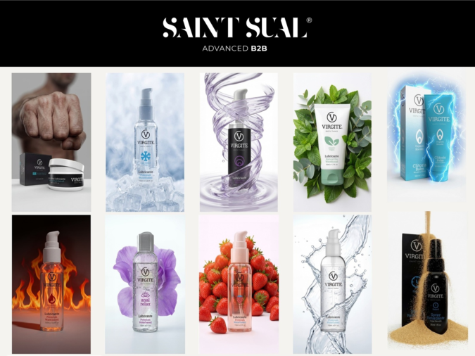 Saint Sual cuenta en su catálogo con la gama completa de cosmética íntima de Virgite Cosmetics