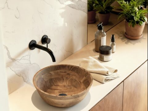 Bathco reinterpreta el lavabo a través de los materiales en 360 by Cevisama