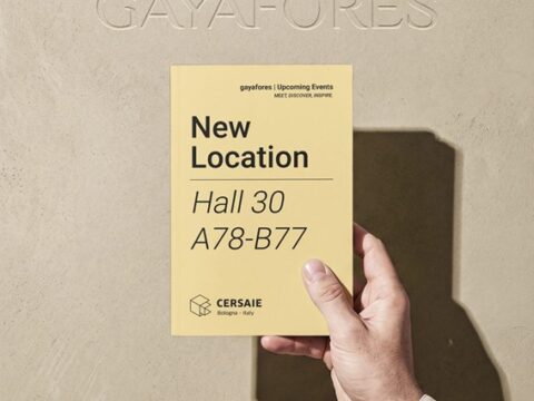 Gayafores, nueva ubicación en Cersaie 2026
