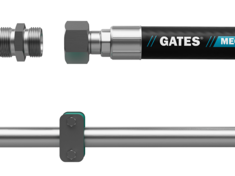 Gates amplía su cartera hidráulica con abrazaderas DIN 3015