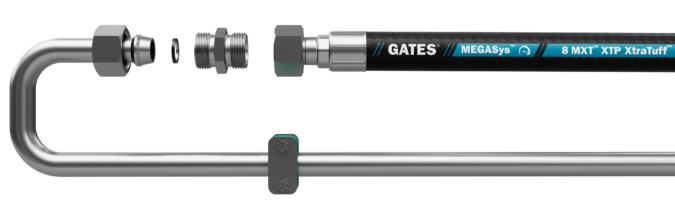 Gates amplía su cartera hidráulica con abrazaderas DIN 3015