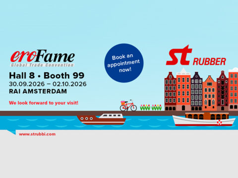 ST RUBBER estrenará nuevo stand en eroFame 2026 y habrá sorteos para los visitantes