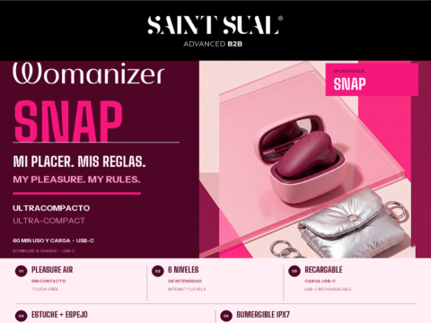 Saint Sual incorpora a su catálogo el nuevo Womanizer Snap Crushed Berry