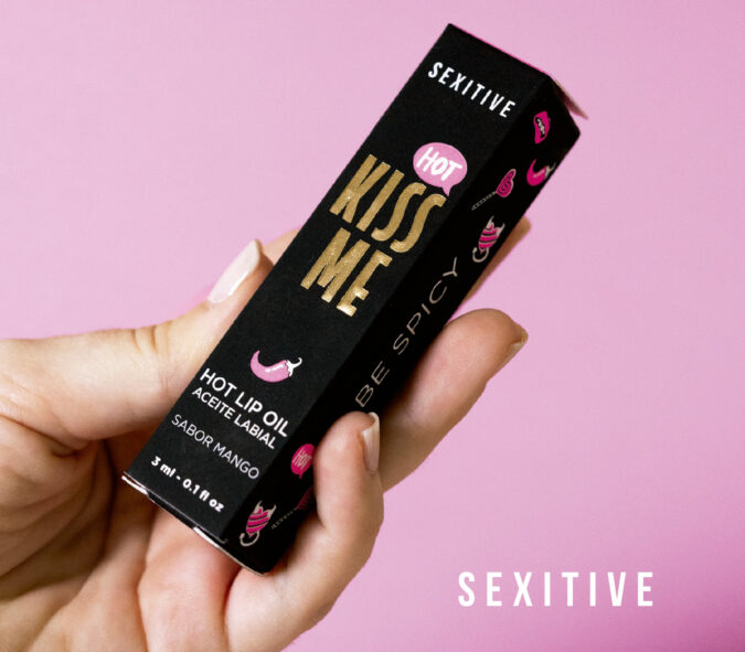 KISS ME de SEXITIVE combina efecto calor y sabor a mango para dar un toque spicy a los besos