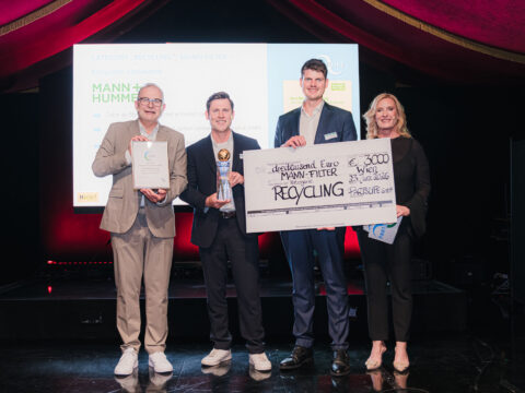 Mann-Filter recibe el Premio Medioambiental PARTSLIFE 2026