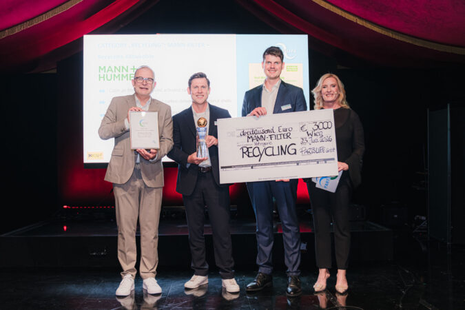 Mann-Filter recibe el Premio Medioambiental PARTSLIFE 2026