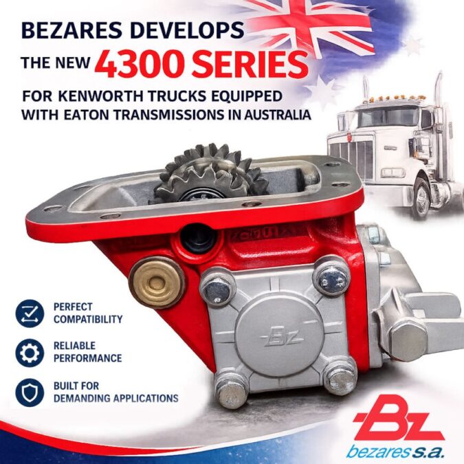 Bezares desarrolla la nueva serie 4300 para los camiones Kenworth equipados con transmisiones Eaton en Australia