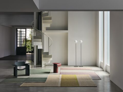 Limes and Waters · Formas y colores en las alfombras de interior de Warli