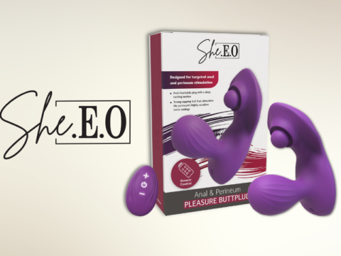 She.E.O combina tres tipos de estimulación en su nuevo dispositivo anal y perineal