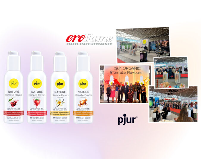 pjur lleva a eroFame sus nuevos Intimate Flavours y refuerza el contacto con sus partners internacionales